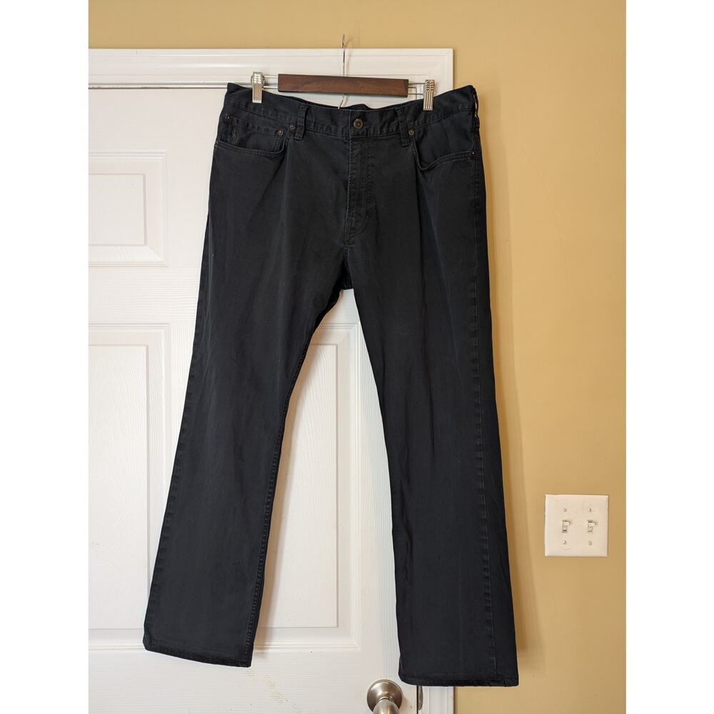 Polo Ralph Lauren Straight Leg Jeans Size 36 Black Preppy Casual Denim